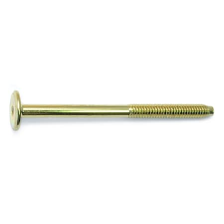 Midwest Fastener Binding Screw, 1/4"-20, Steel, Brass, 5 PK 31608